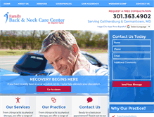 Tablet Screenshot of chirotaylor.com